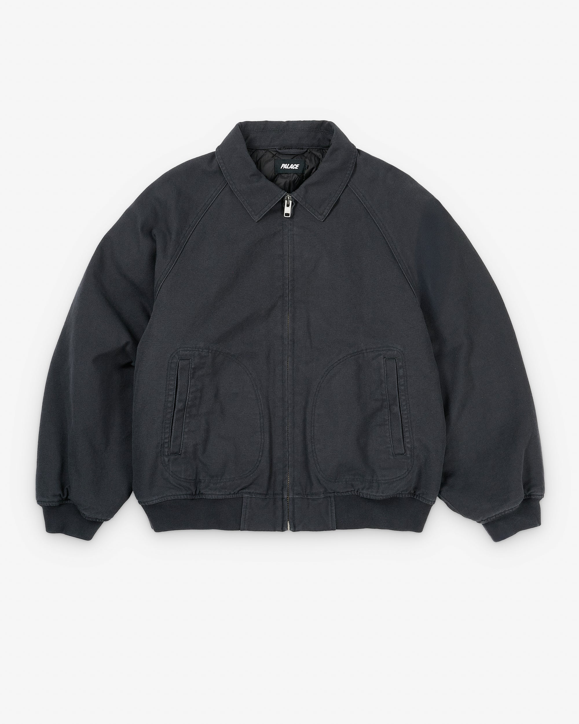 Palace BOSSY CANVAS JACKET Grey Lサイズ パレス
