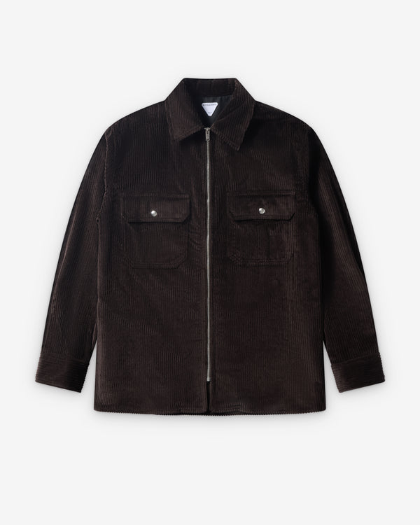 Bottega Veneta  - Men's Cotton Corduroy Overshirt - (Intense Carrubo)