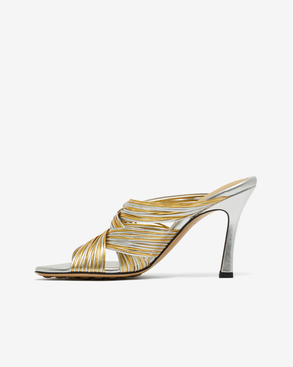 Bottega Veneta - Women's Rana Mule - (Gold/Silver)