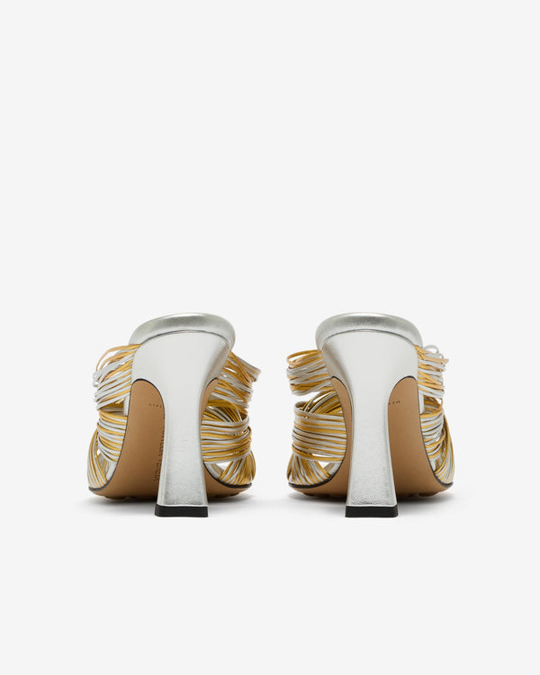 Bottega Veneta - Women's Rana Mule - (Gold/Silver)