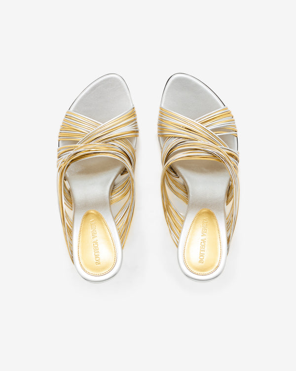 Bottega Veneta - Women's Rana Mule - (Gold/Silver)