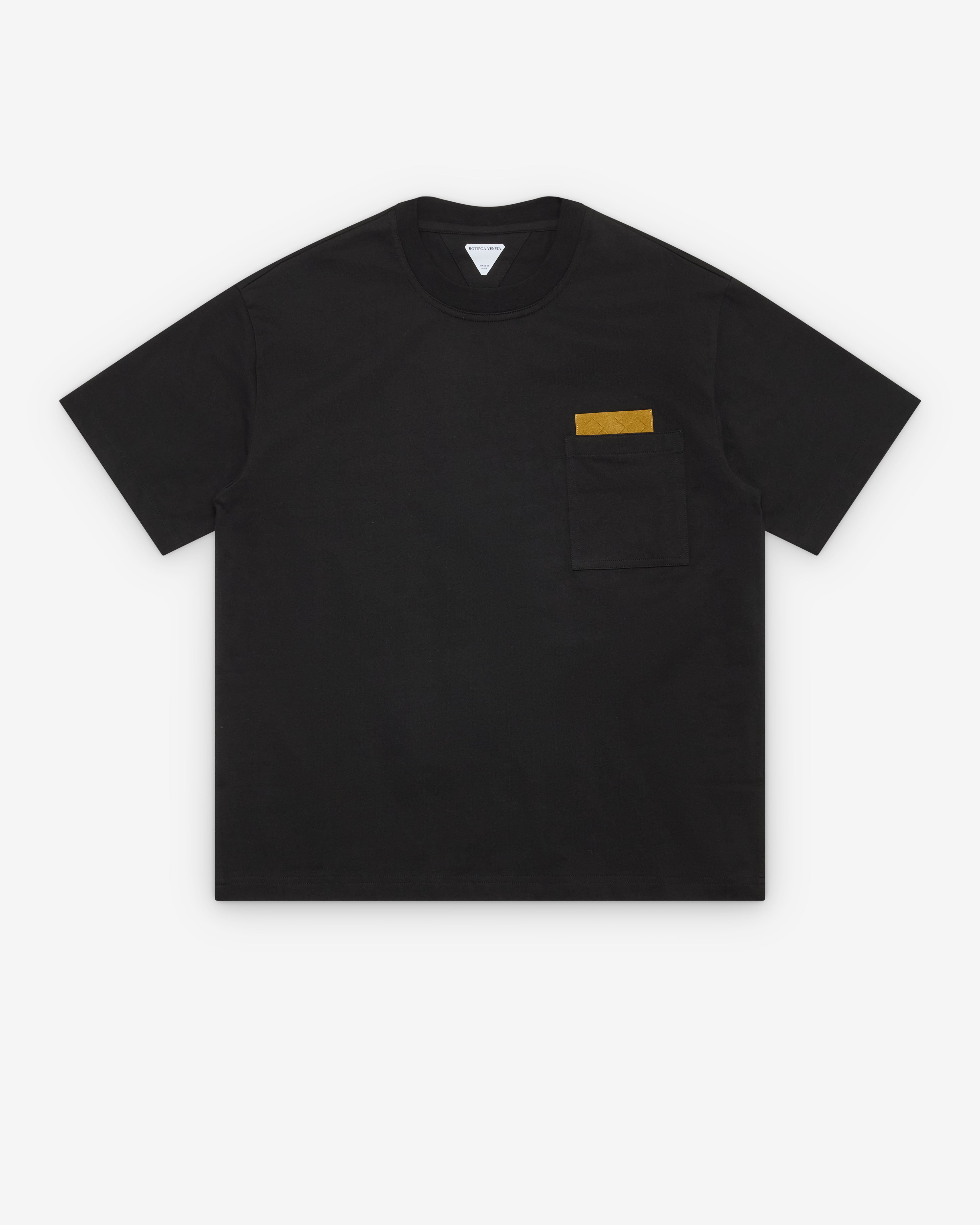 Bottega Veneta : Men's Pima Cotton Jersey T-Shirt (Black) | Dover