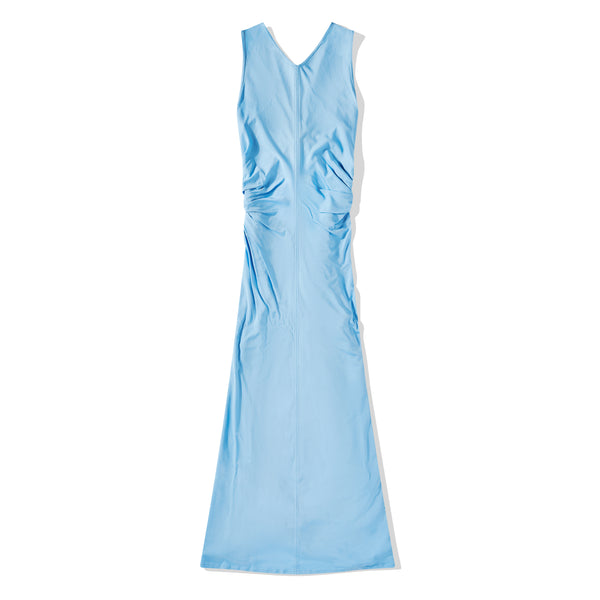 Bottega Veneta - Women's Viscose Jersey Long Dress With Knot Ring - (Admiral)