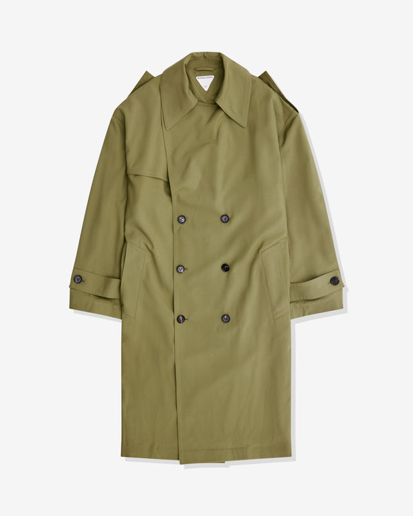 Bottega Veneta - Men's Fine Wool Trench Coat - (Algae)