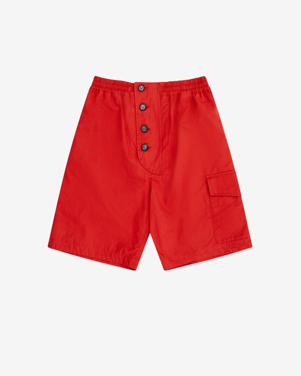 Bottega Veneta - Men's Light Cotton Twill Shorts - (Rosewood)