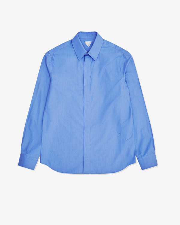 Bottega Veneta - Men's Cotton Chambray Shirt - (Sky Blue)