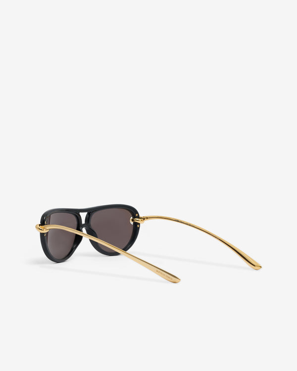 Bottega Veneta - Knot Aviator Sunglasses - (Black/Grey)