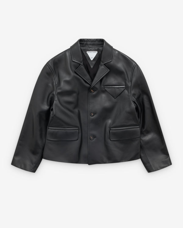 Bottega Veneta - Women’s Leather Kimono Blouson - (Black)
