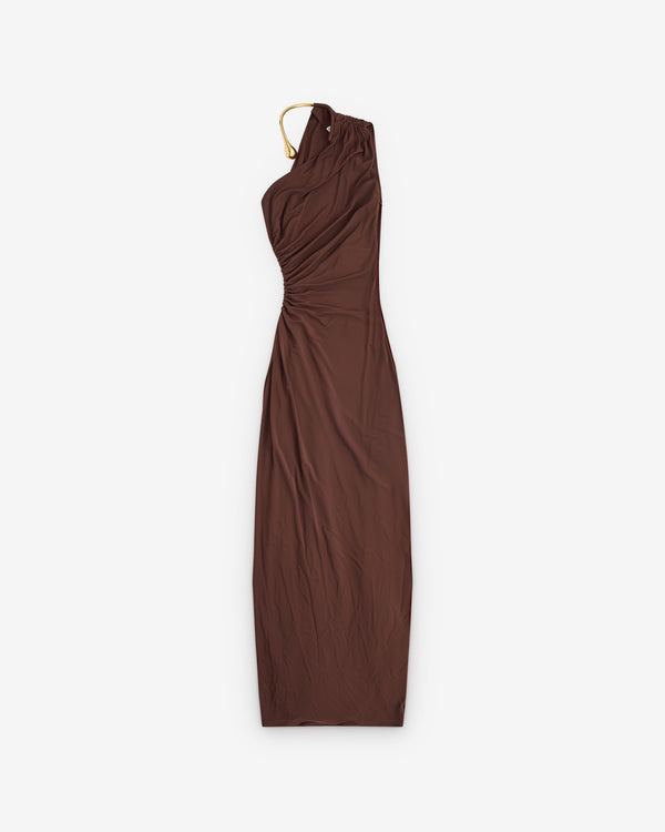 Bottega Veneta - Women's Crepe Viscose Jersey Dress - (Clove)