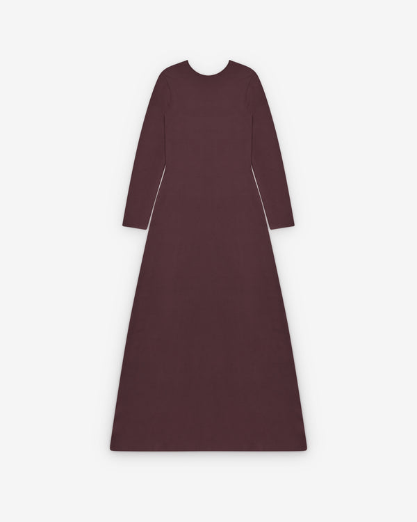 Bottega Veneta - Women's Compact Viscose Dress - (Dark Barolo)