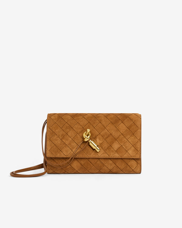Bottega Veneta - Andiamo Pouch With Strap - (Amber)
