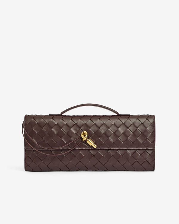 Bottega Veneta - Andiamo Clutch - (Dark Barolo)