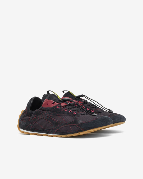 Bottega Veneta - Men's Orbit Flash Sneaker - (Black/Dark Apple Candy)