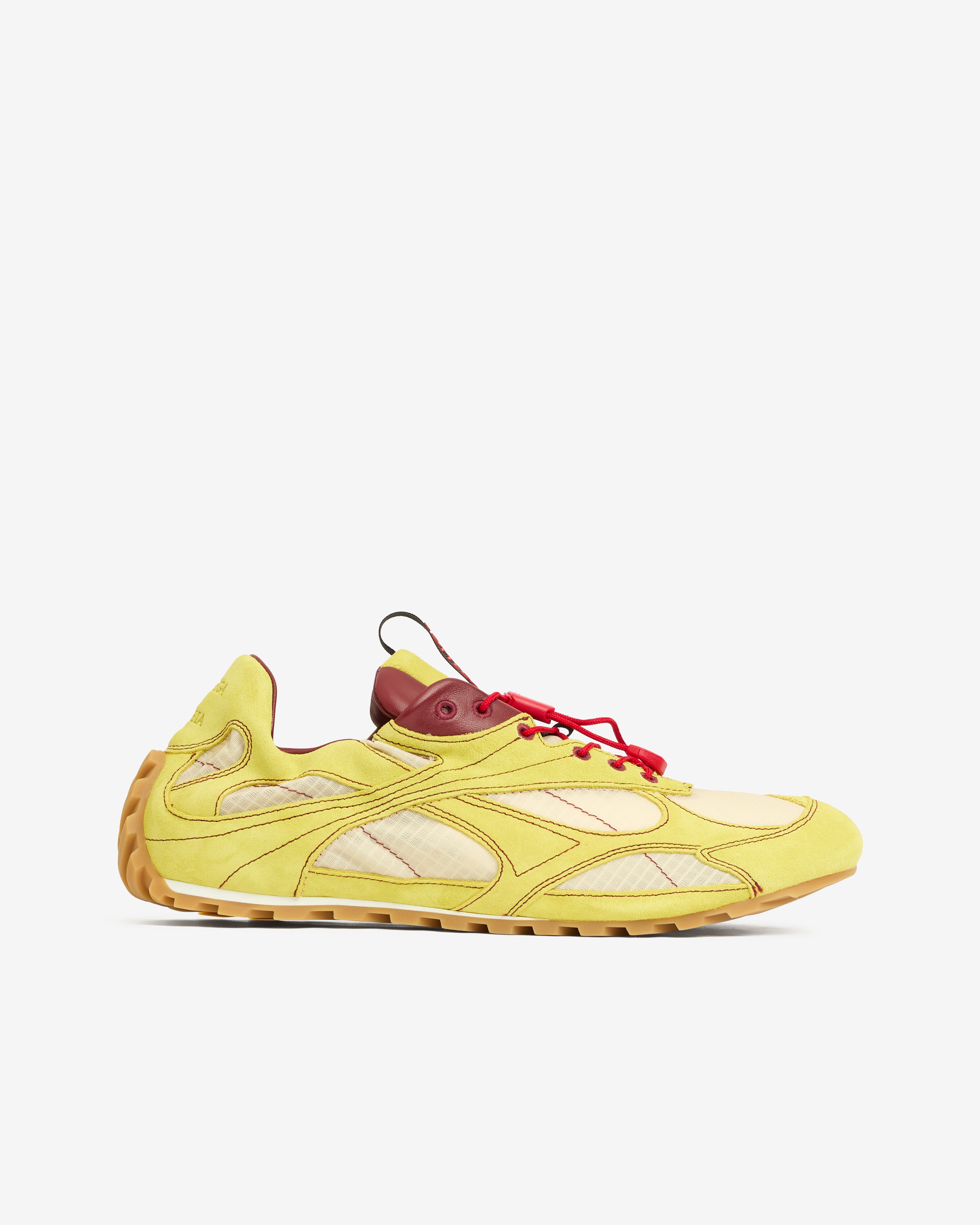 Bottega Veneta: Men's Orbit Flash Sneaker (Limone/Dark Apple Candy