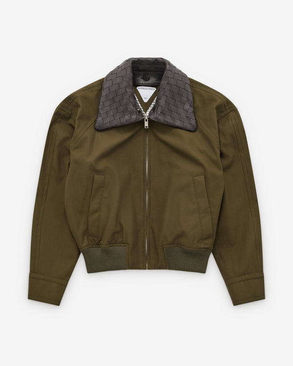 Bottega Veneta - Women's Cotton Twill Blouson - (Deep Moss)
