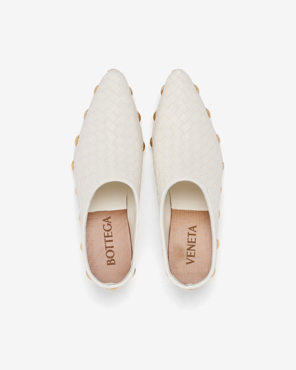 Bottega Veneta  - Women's Gondola Clog - (Alabaster)