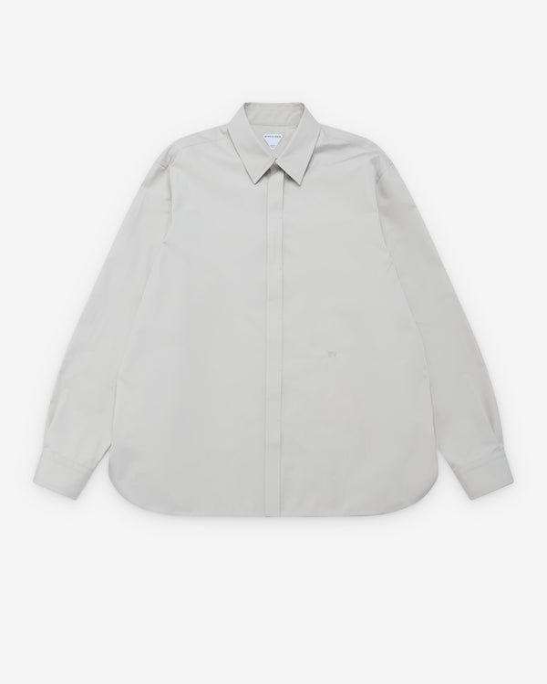 Bottega Veneta - Men's Cotton Poplin Classic Shirt - (Pearl Grey)