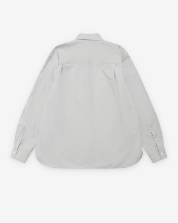 Bottega Veneta - Men's Cotton Poplin Classic Shirt - (Pearl Grey)