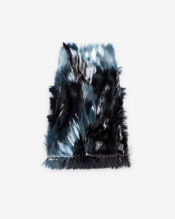 Bottega Veneta  - Women's Fringed Embroidery Skirt - (Blue Gravel/Multi)