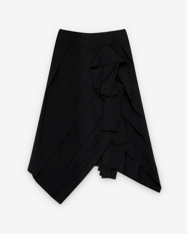 Bottega Veneta  - Women's Wool Fresco Skirt - (Black)