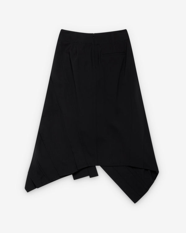 Bottega Veneta  - Women's Wool Fresco Skirt - (Black)