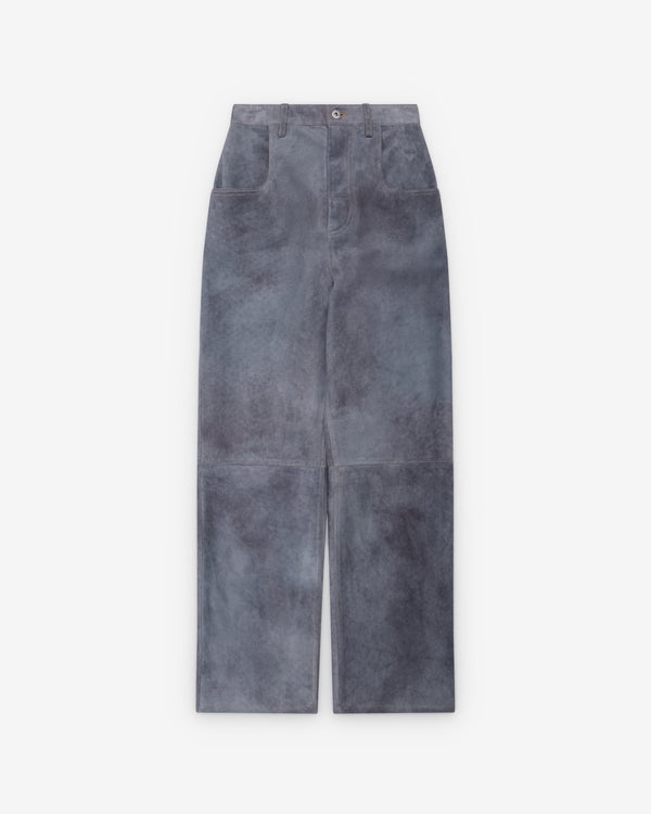 Bottega Veneta  - Women's Cloudy Suede Trousers - (Cloudy Indigo)
