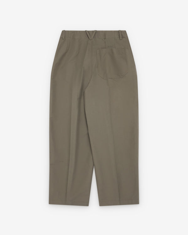 Bottega Veneta  - Men's Compact Cotton Trousers - (Steel)