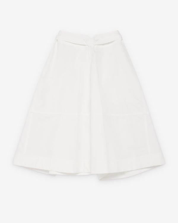 Bottega Veneta  - Women's Compact Cotton Toile Culotte - (Chalk)