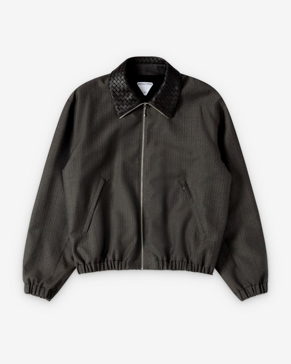 Bottega Veneta  - Men's Wool And Mohair Blouson - (Desert/Grey Melange)