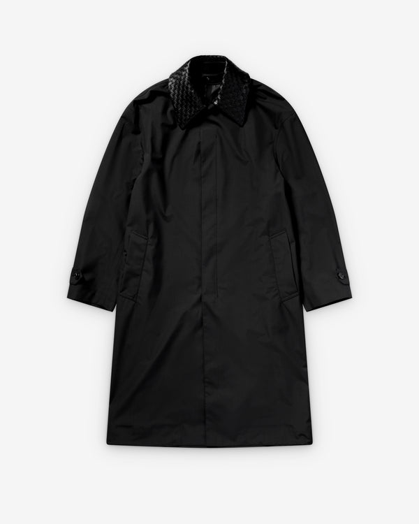 Bottega Veneta  - Men's  Wool And Silk Coat - (Double Black)