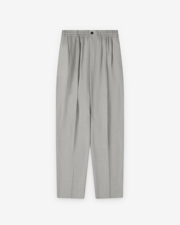 Bottega Veneta  - Men's Light Wool Toile Trousers - (Light Grey Melange)