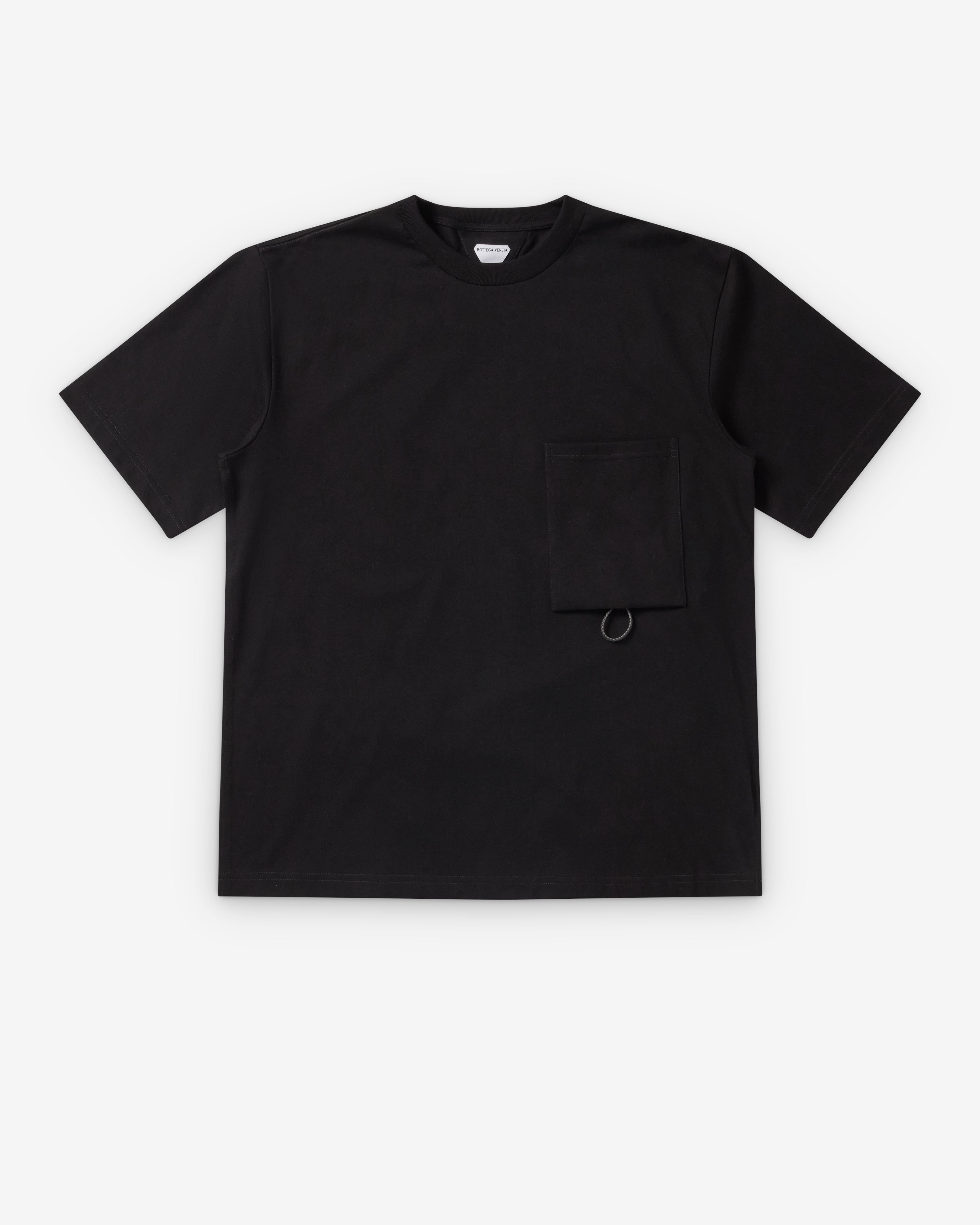 Bottega Veneta : Men's Compact Cotton Jersey T-Shirt (Black