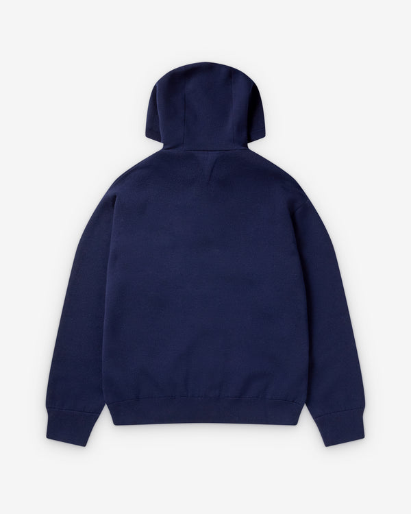 Bottega Veneta  - Men's Double Wool Hoodie - (Navy)