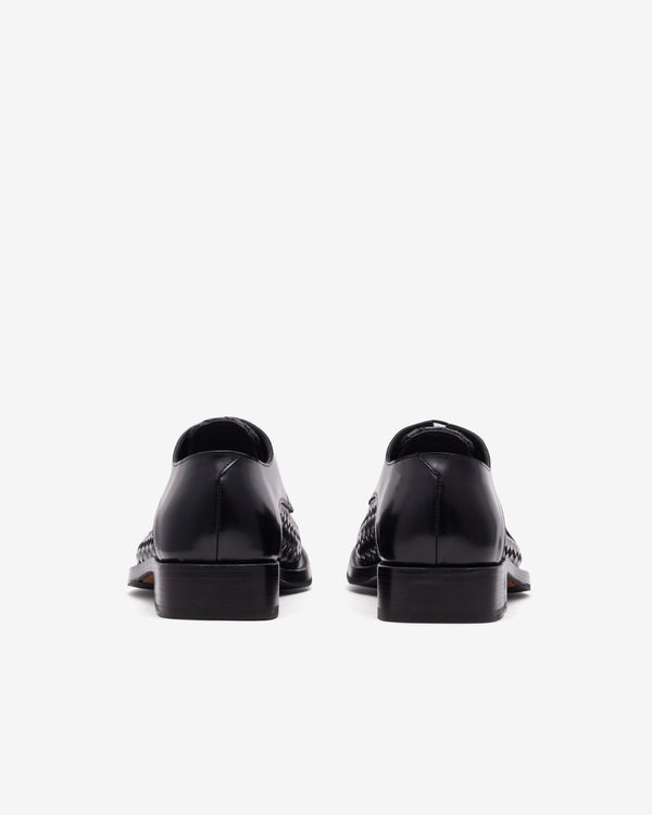 Bottega Veneta  - Men's Smashed Lace-Up Shoe - (Black)