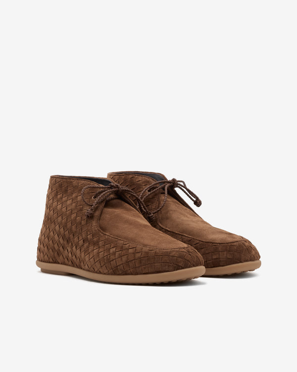 Bottega Veneta  - Men's Dawson Ankle Boot - (Tuscany Brown)
