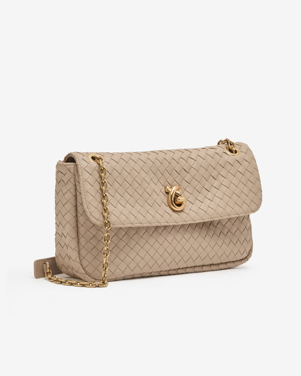 Bottega Veneta  - Women's Madison Shoulder Bag - (Ecru)