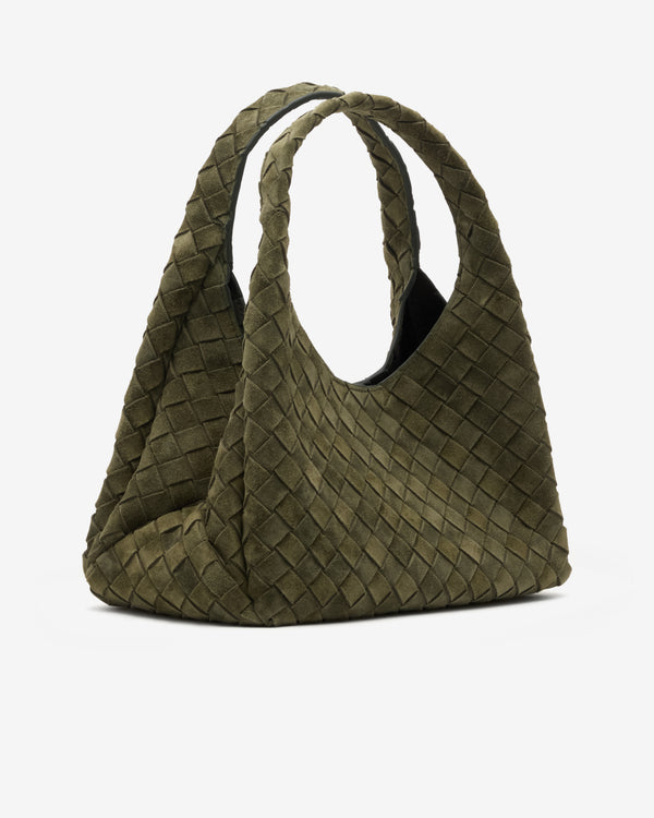 Bottega Veneta  - Women's Small Campana Bag - (Mineral)