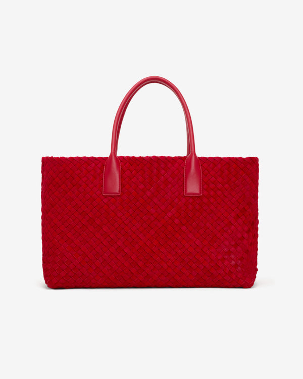 Bottega Veneta  - Women's Cabat Bag - (Red)