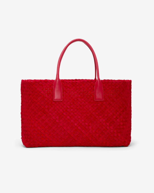 Bottega Veneta  - Women's Cabat Bag - (Red)