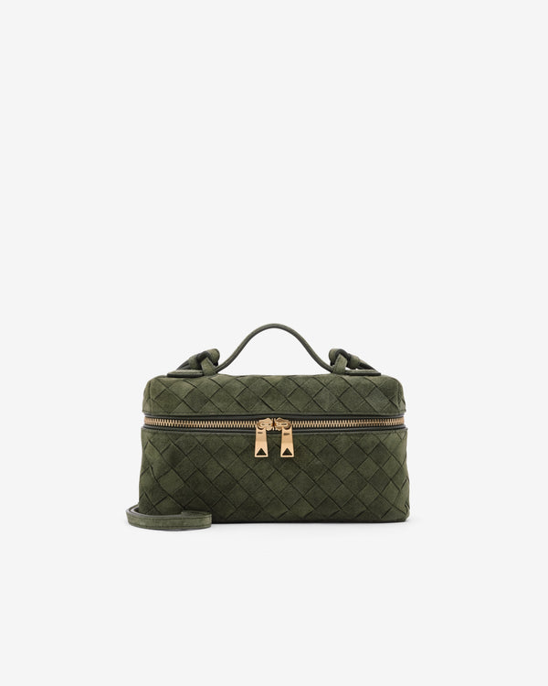 Bottega Veneta  - Women's Suede Bang Bang - (Mineral)