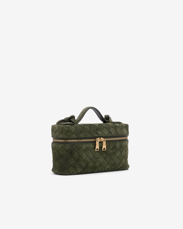 Bottega Veneta  - Women's Suede Bang Bang - (Mineral)