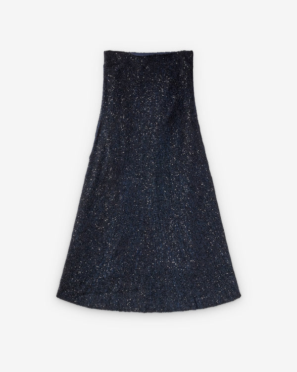 Bottega Veneta  - Women's Sequins Knit Skirt - (Midnight Blue)