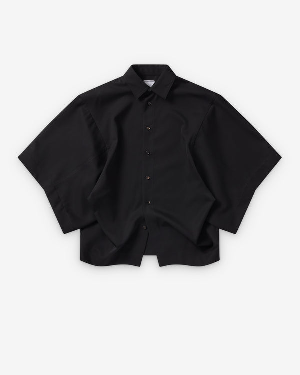 Bottega Veneta  - Women's Wool Twill Shirt - (Doube Black)