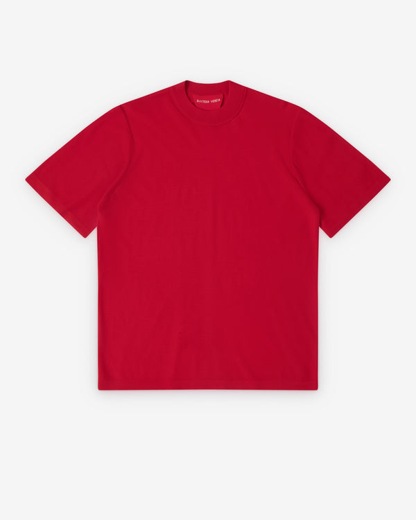 Bottega Veneta  - Women's Cashmere T-Shirt - (Pop Red)