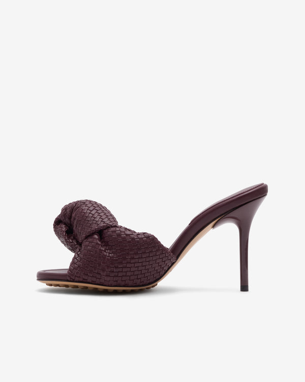 Bottega Veneta  - Women's Cherry Mule - (Deep Mahogany)