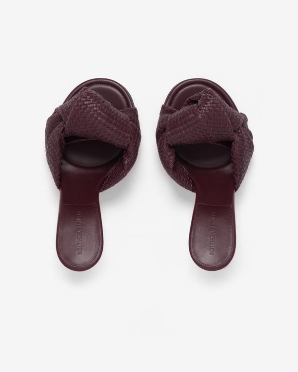 Bottega Veneta  - Women's Cherry Mule - (Deep Mahogany)