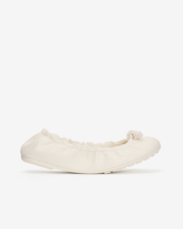 Bottega Veneta  - Women's Fantasmina Ballerina - (Alabaster)