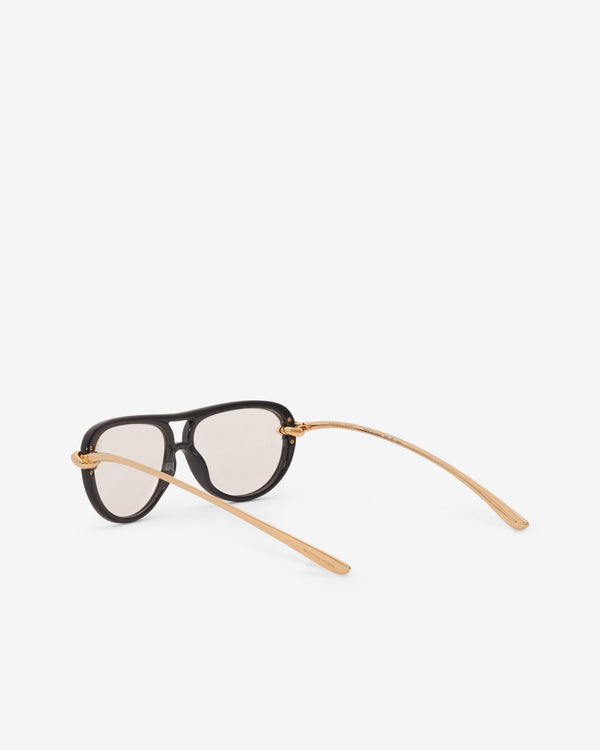Bottega Veneta Sunglasses - Knot Aviator Sunglasses - (Black/Gold)