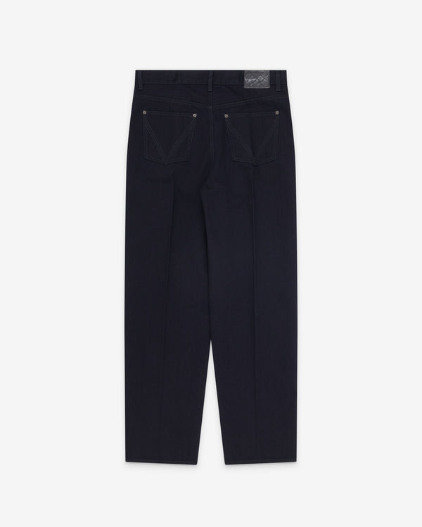 Bottega Veneta  - Men's Dark Indigo Wide Leg Jeans - (Indigo)