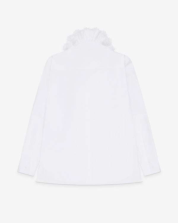 Bottega Veneta  - Men's Compact Cotton Poplin Shirt - (White)